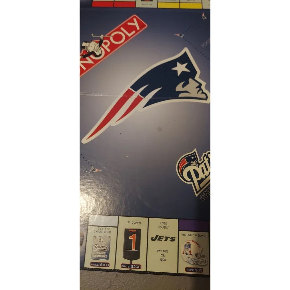 NEW ENGLAND PATRIOTS Collector's Edition Monopoly Game (No Instructions)